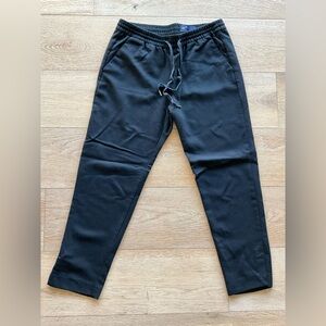 GAP Black Elastic-Waist Joggers